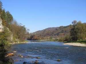 Dunajec wzdłuż zielonego szlaku