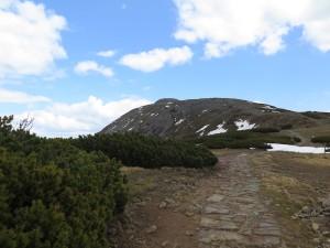 Babia Góra - widok z okolic przełęczy Brona