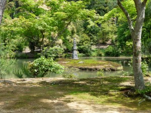 Ogród przy Kinkaku-ji