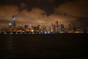 Nocna panorama miasta