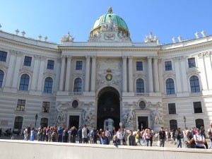 Michaeletrakt - brama wjazdowa do pałacu Hofburg 