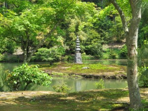 Ogród przy Kinkaku-ji