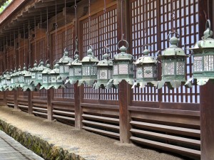 Lampiony w świątyni Kasuga Taisha